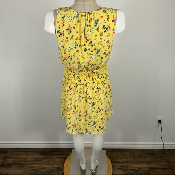 Design lab Floral Yellow Sleeveless Dress S - Picture 4 of 12